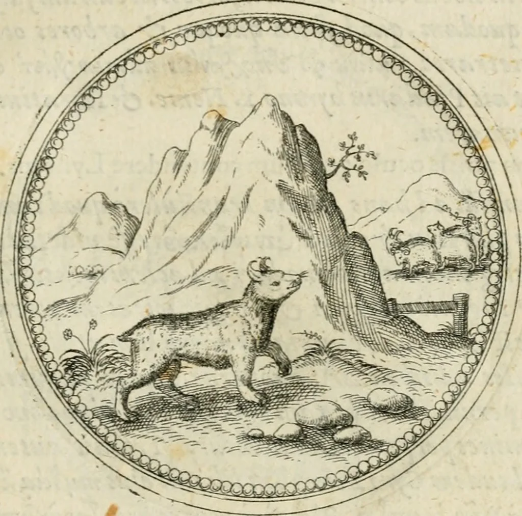 An illustration from Symbolorvm & emblematvm ex animalibvs qvadrvpedibvs desvmtorvm centvria altera, 1595, leaf 84