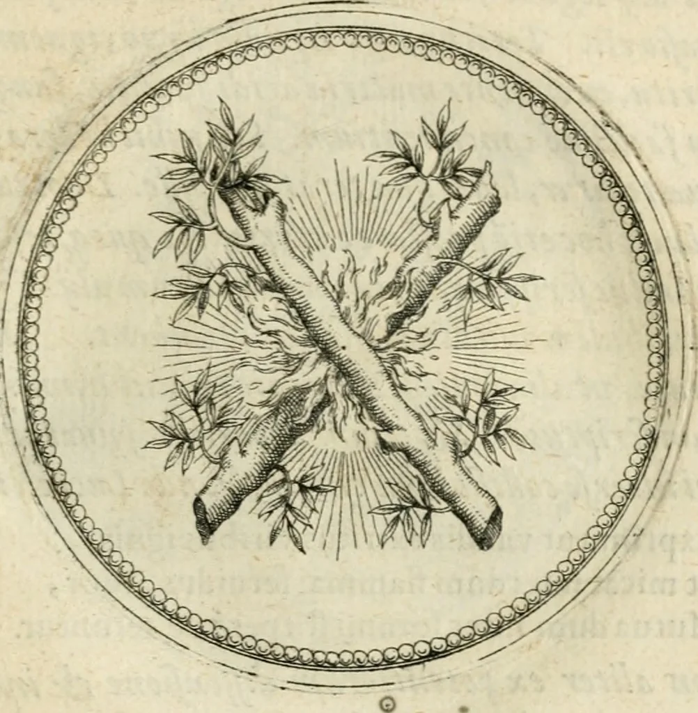 An illustration from Symbolorvm & emblematvm ex re herbaria desvmtorvm centvria vna, 1590, leaf 100