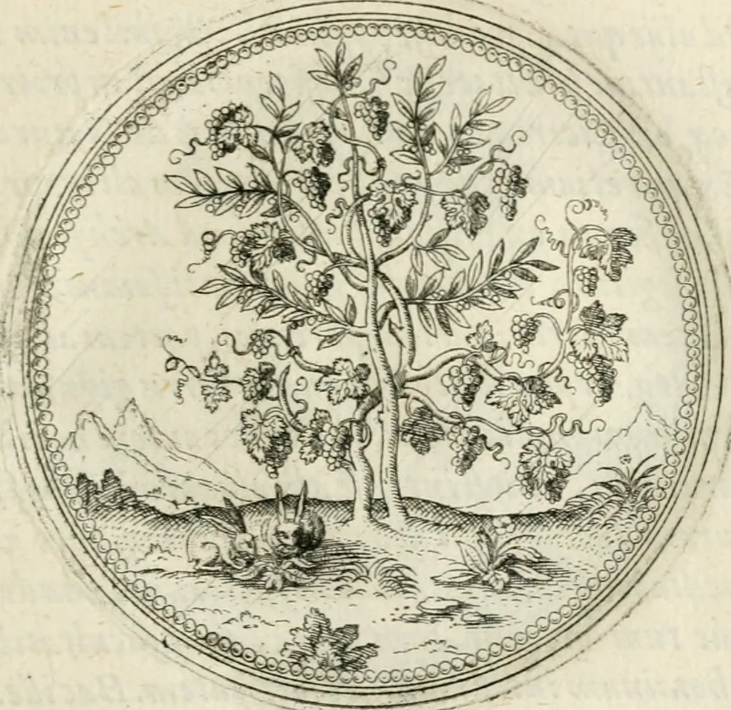 An illustration from Symbolorvm & emblematvm ex re herbaria desvmtorvm centvria vna, 1590, leaf 108