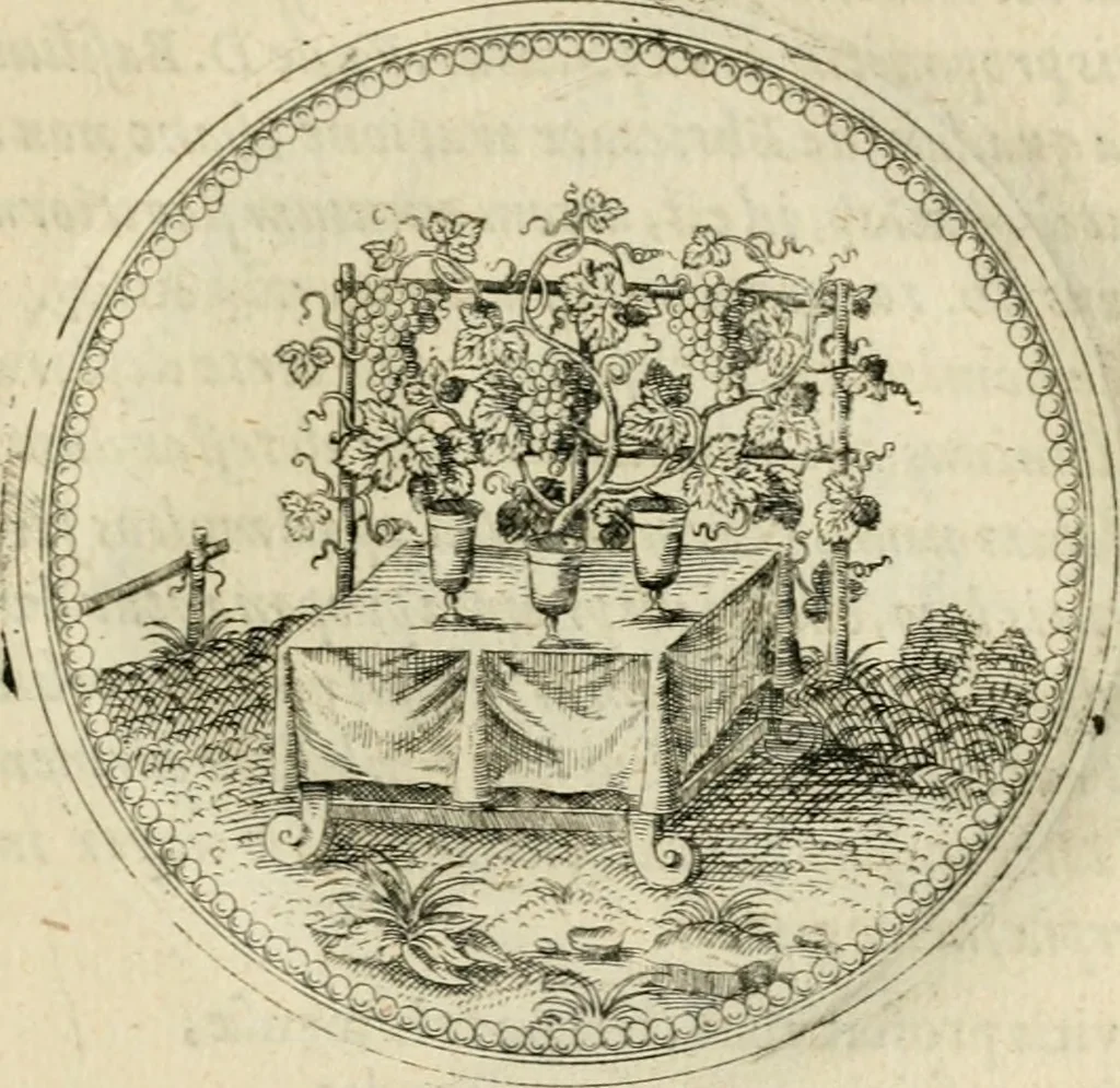 An illustration from Symbolorvm & emblematvm ex re herbaria desvmtorvm centvria vna, 1590, leaf 128