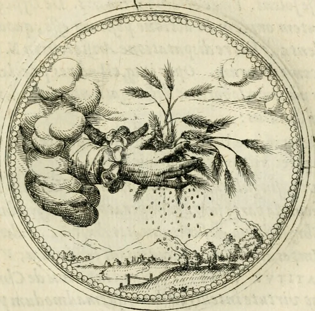 An illustration from Symbolorvm & emblematvm ex re herbaria desvmtorvm centvria vna, 1590, leaf 148