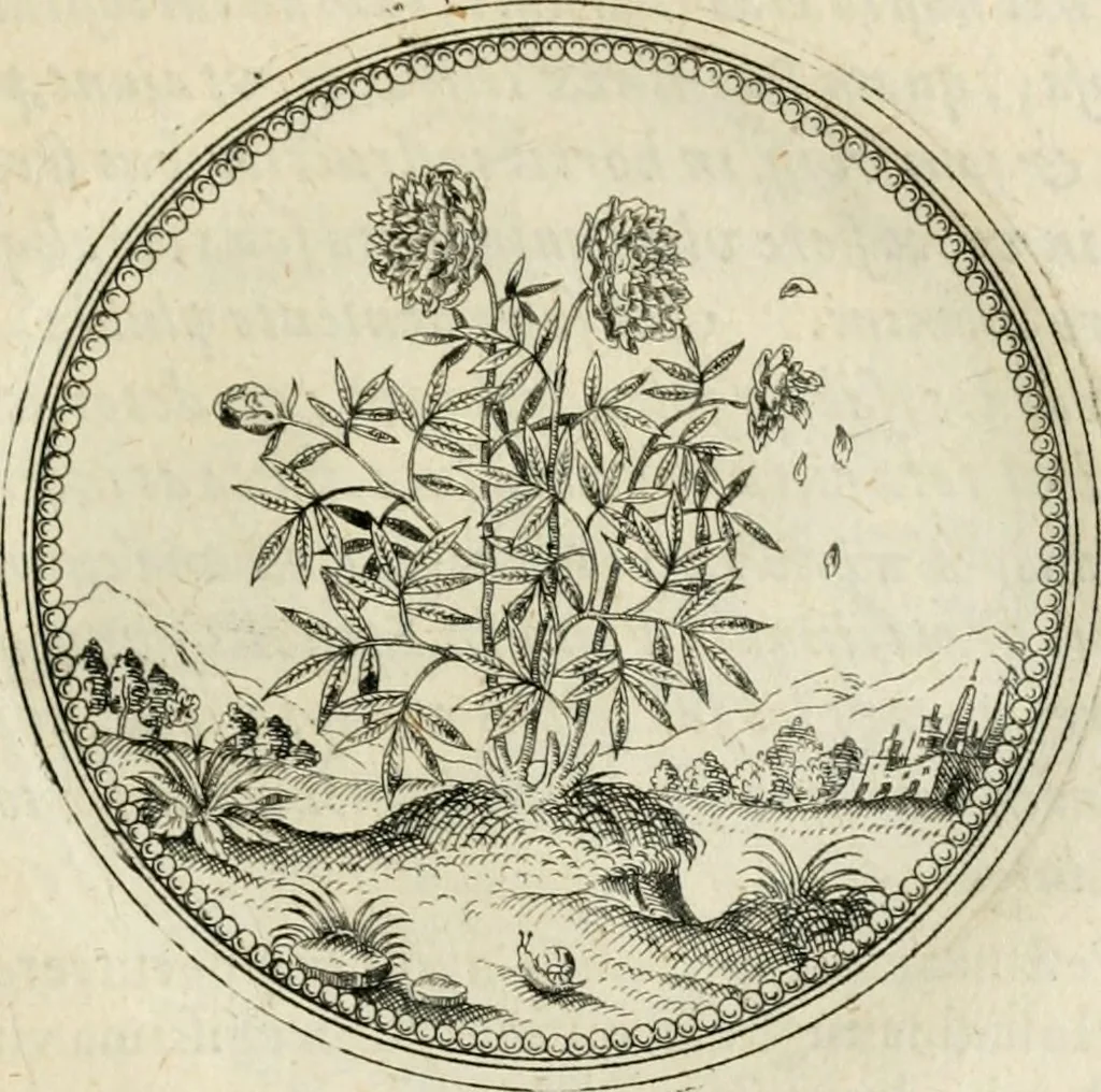 An illustration from Symbolorvm & emblematvm ex re herbaria desvmtorvm centvria vna, 1590, leaf 158