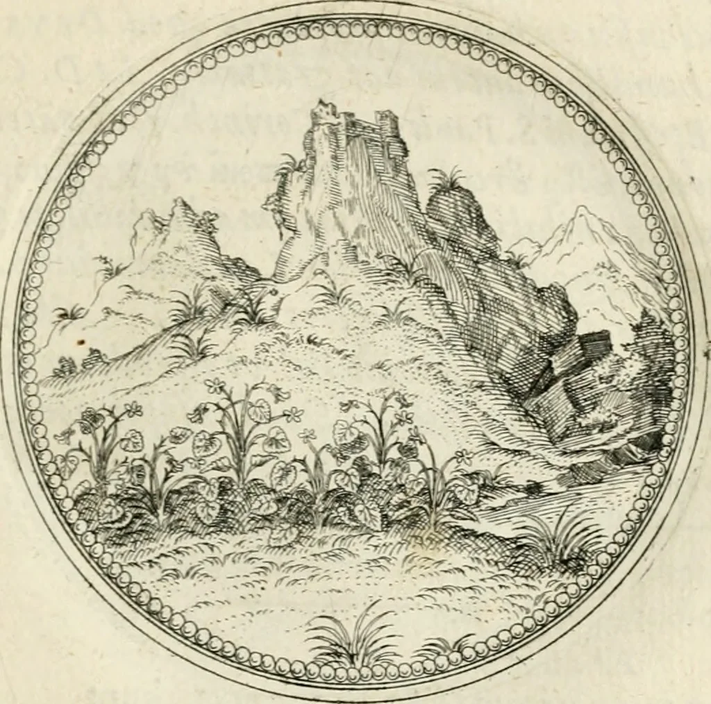 An illustration from Symbolorvm & emblematvm ex re herbaria desvmtorvm centvria vna, 1590, leaf 180
