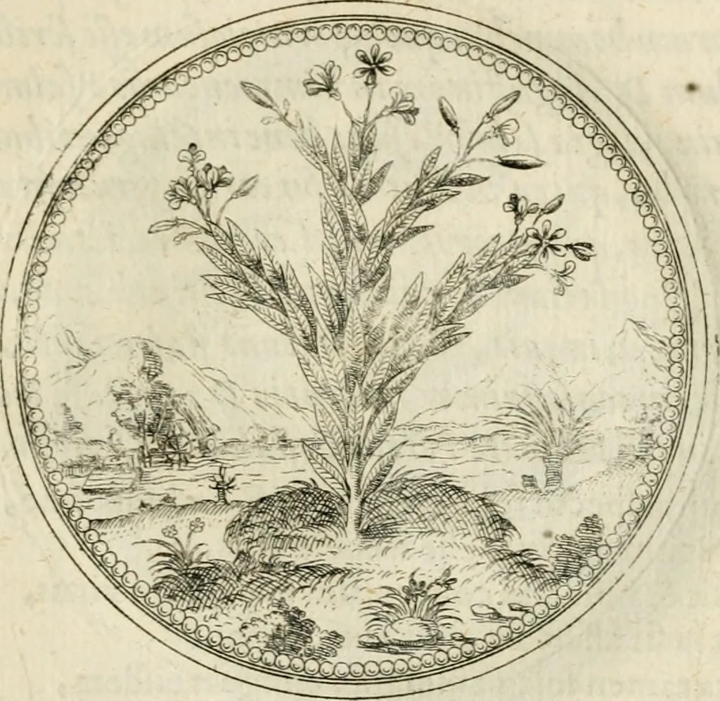 An illustration from Symbolorvm & emblematvm ex re herbaria desvmtorvm centvria vna, 1590, leaf 192