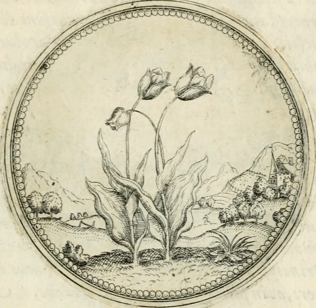 An illustration from Symbolorvm & emblematvm ex re herbaria desvmtorvm centvria vna, 1590, leaf 210