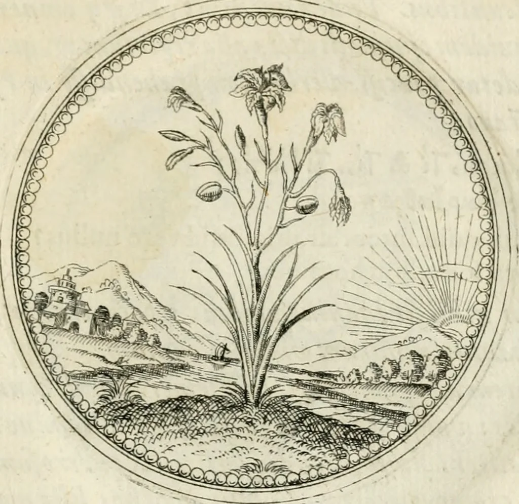 An illustration from Symbolorvm & emblematvm ex re herbaria desvmtorvm centvria vna, 1590, leaf 226