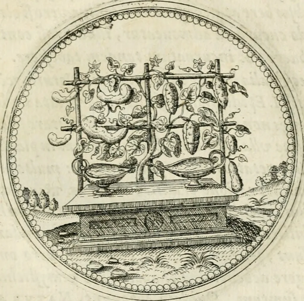 An illustration from Symbolorvm & emblematvm ex re herbaria desvmtorvm centvria vna, 1590, leaf 228