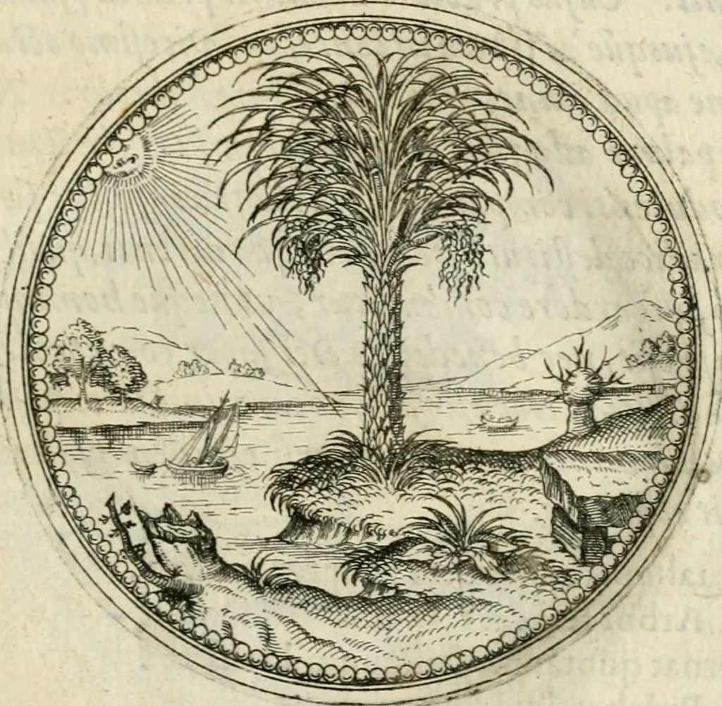 An illustration from Symbolorvm & emblematvm ex re herbaria desvmtorvm centvria vna, 1590, leaf 50