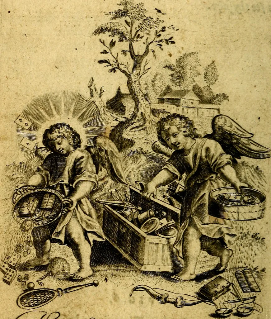 An illustration from Emblemes, 1635, leaf 101