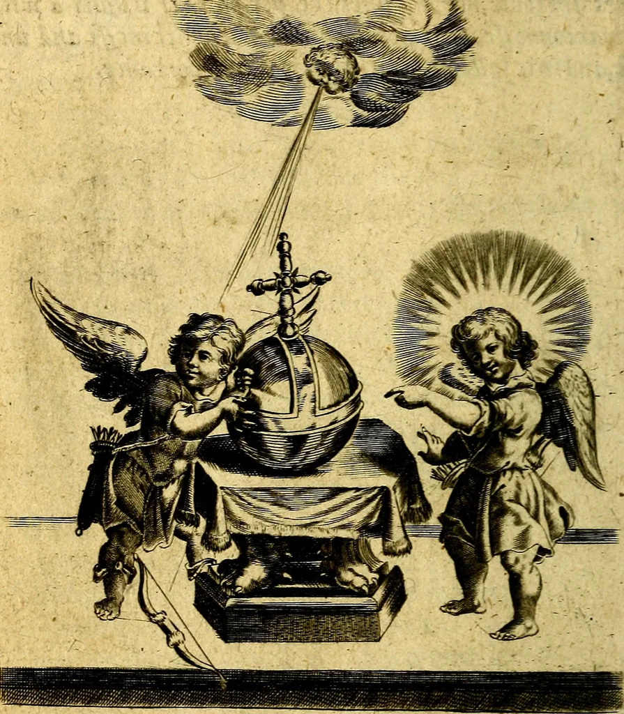 An illustration from Emblemes, 1635, leaf 113