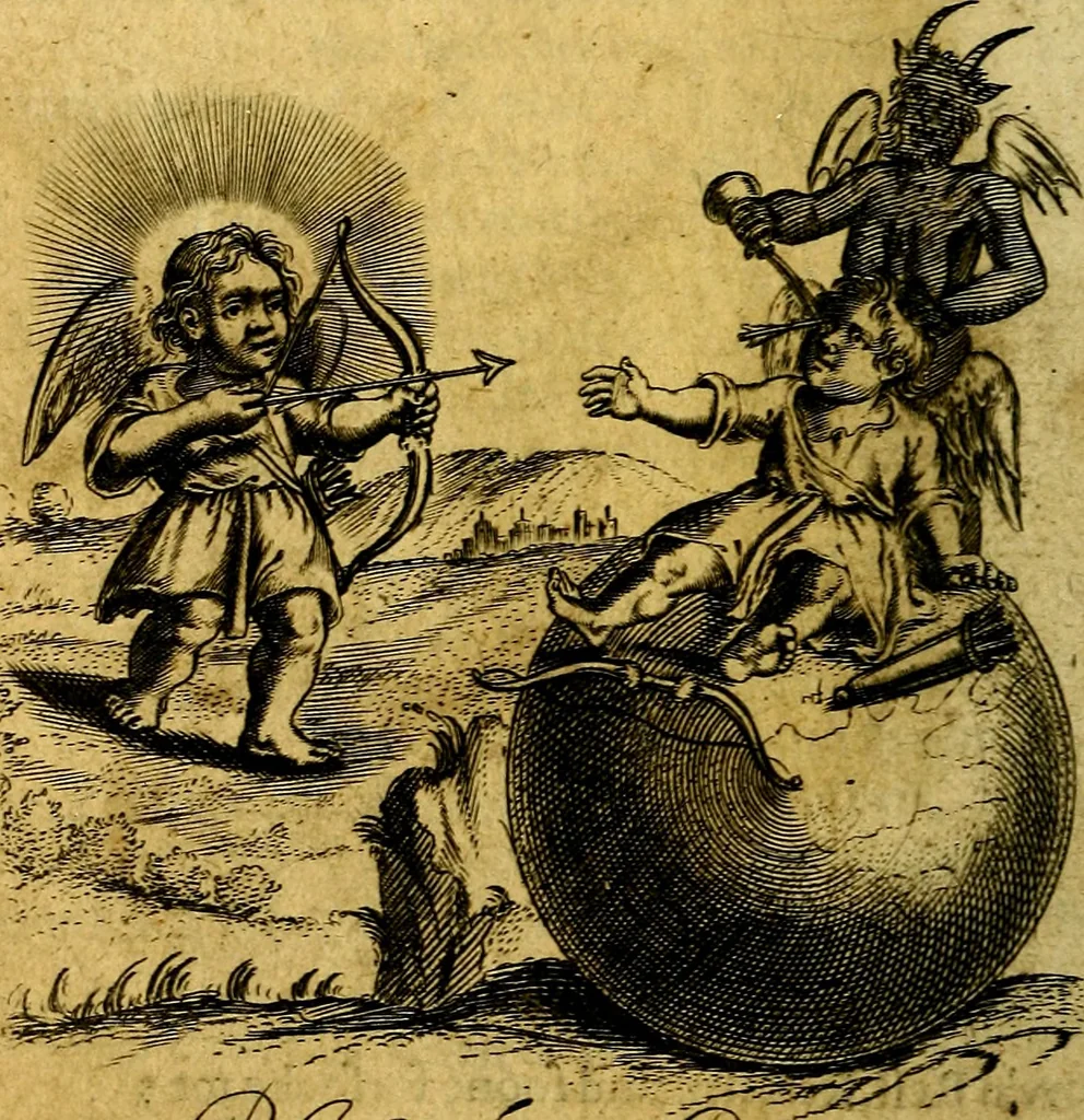 An illustration from Emblemes, 1635, leaf 125
