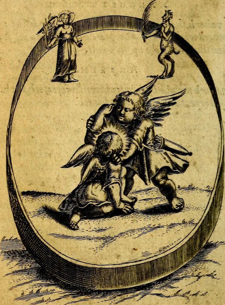 An illustration from Emblemes, 1635, leaf 129