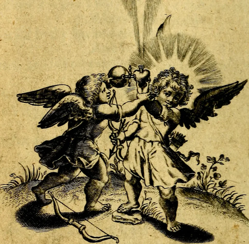 An illustration from Emblemes, 1635, leaf 133