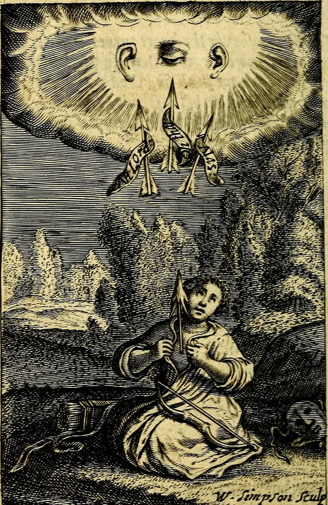 An illustration from Emblemes, 1635, leaf 137