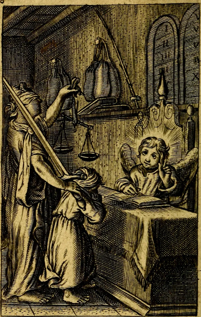 An illustration from Emblemes, 1635, leaf 177