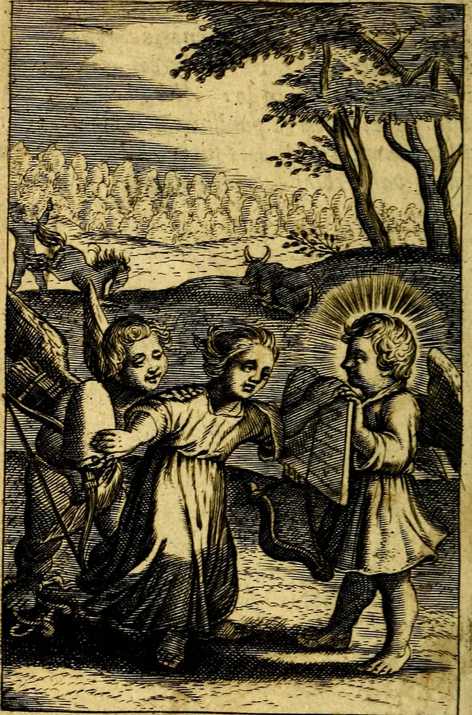 An illustration from Emblemes, 1635, leaf 201