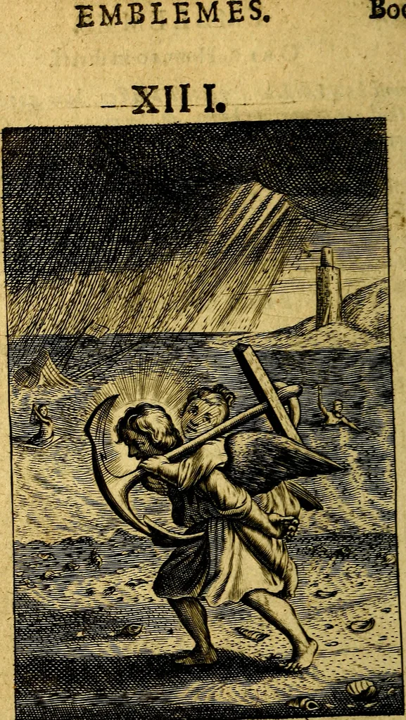An illustration from Emblemes, 1635, leaf 249