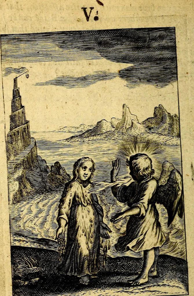 An illustration from Emblemes, 1635, leaf 277