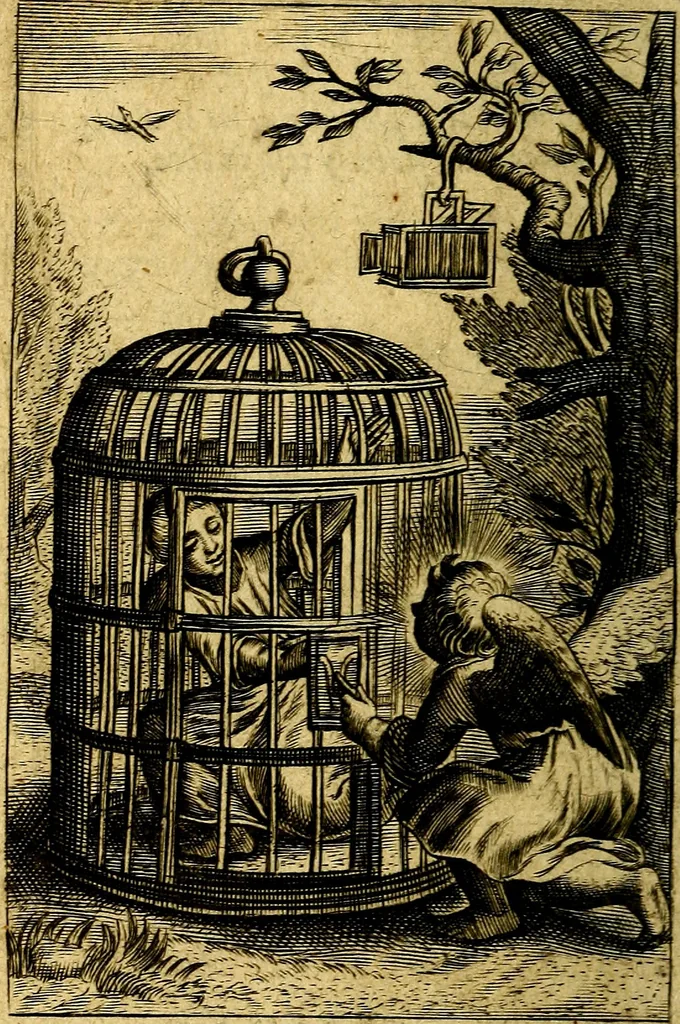 An illustration from Emblemes, 1635, leaf 297