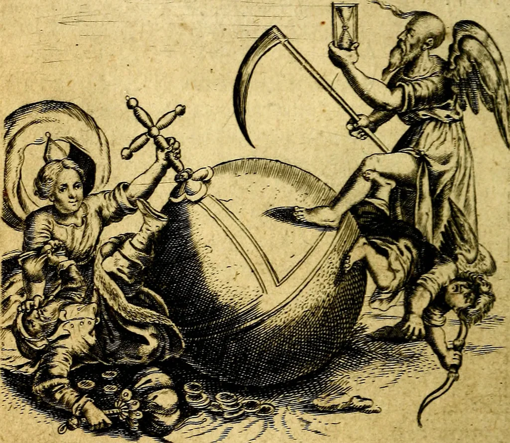 An illustration from Emblemes, 1635, leaf 49