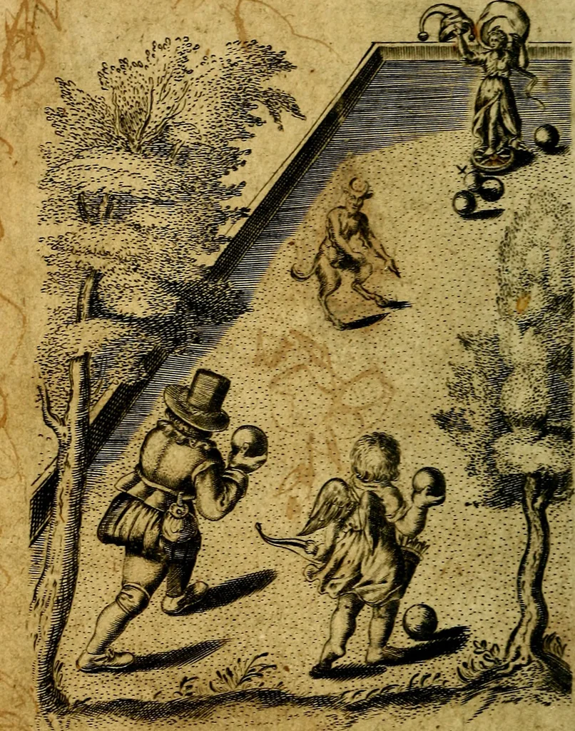 An illustration from Emblemes, 1635, leaf 53
