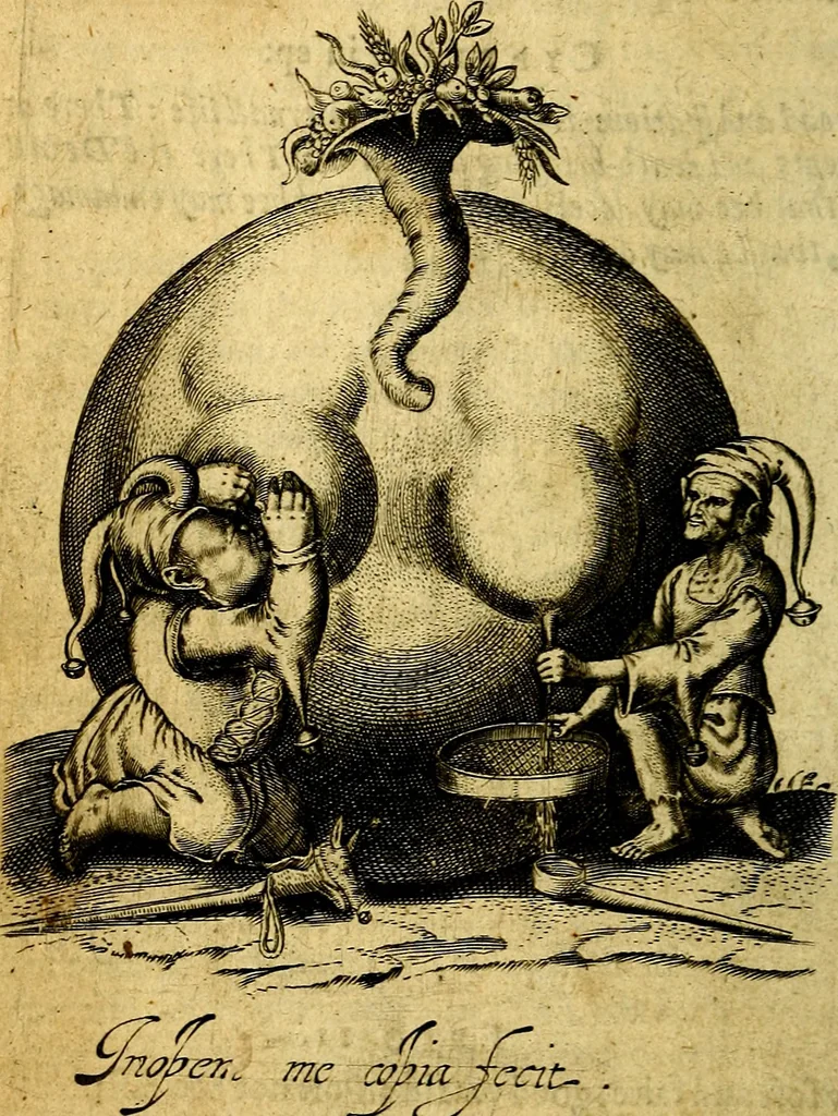 An illustration from Emblemes, 1635, leaf 61