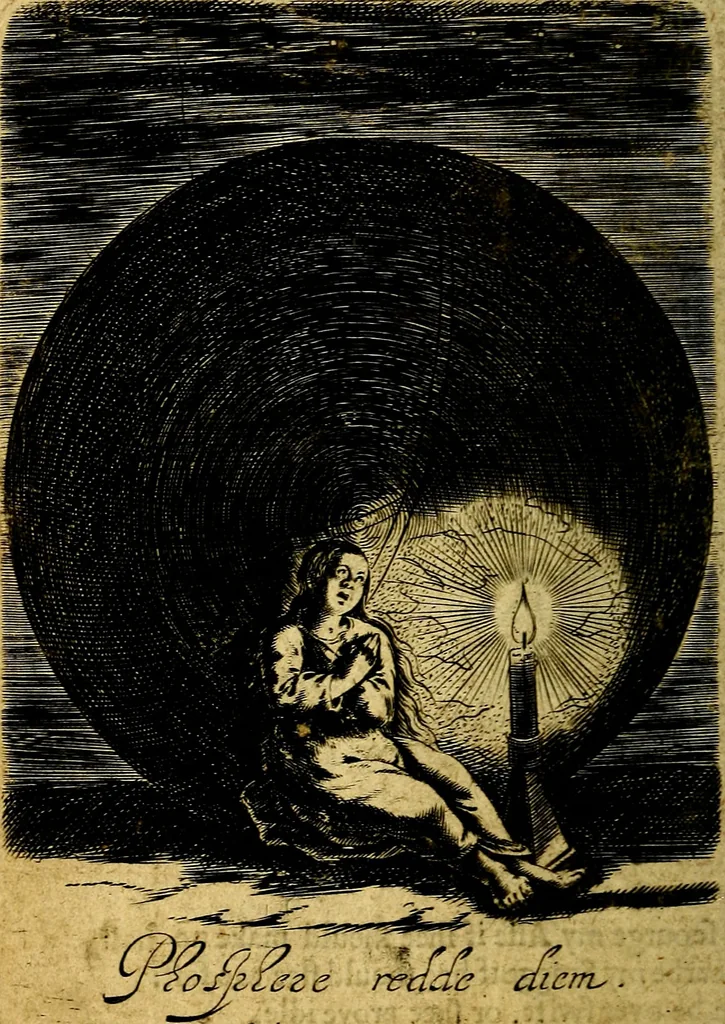 An illustration from Emblemes, 1635, leaf 69
