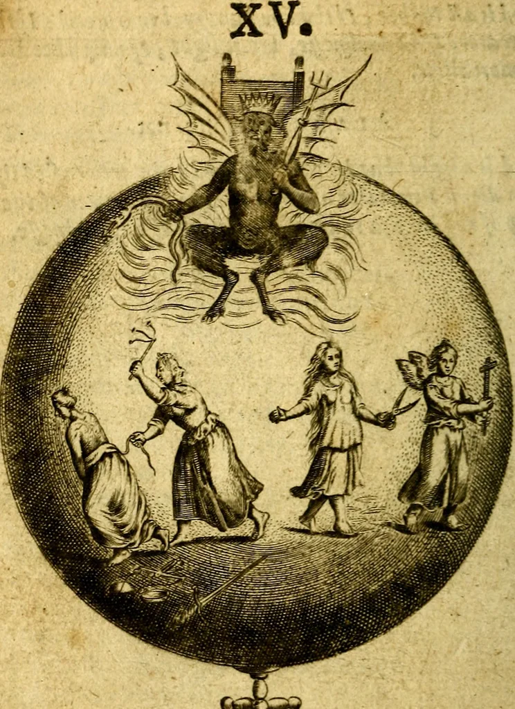 An illustration from Emblemes, 1635, leaf 73