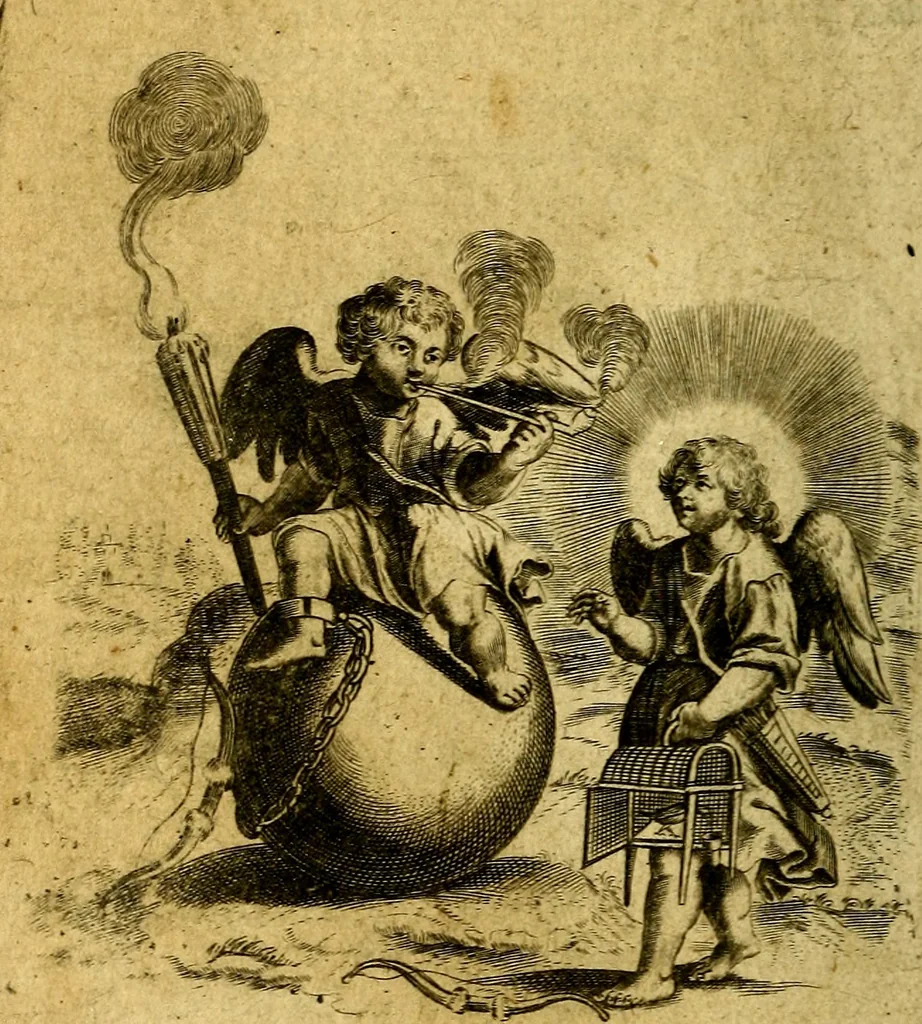 An illustration from Emblemes, 1635, leaf 89