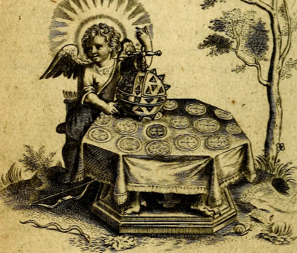 An illustration from Emblemes, 1635, leaf 93