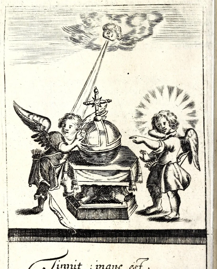 An illustration from Emblemes, 1709, leaf 114