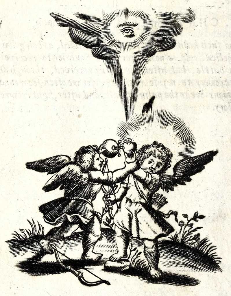 An illustration from Emblemes, 1709, leaf 134