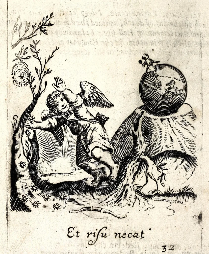 An illustration from Emblemes, 1709, leaf 46
