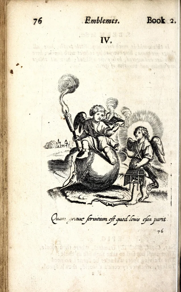 An illustration from Emblemes, 1709, leaf 90