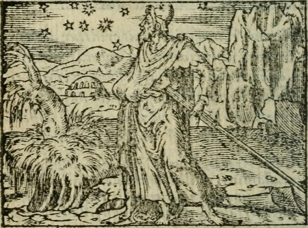 An illustration from Emblemes d'Alciat : en latin et francois vers povr vers, 1574, leaf 119