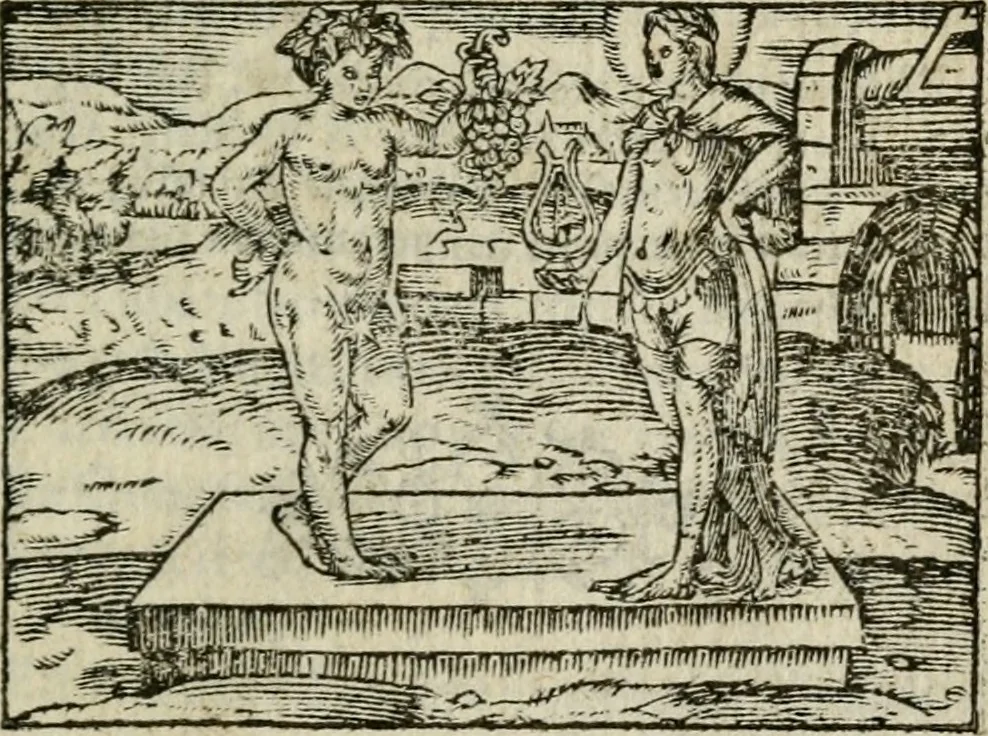 An illustration from Emblemes d'Alciat : en latin et francois vers povr vers, 1574, leaf 146