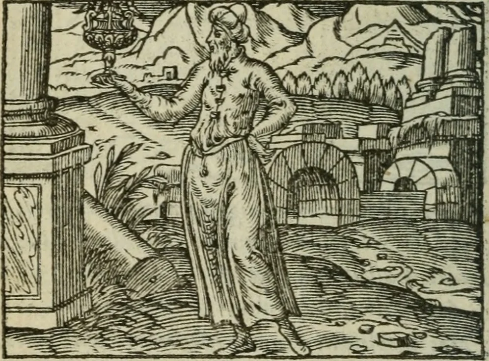 An illustration from Emblemes d'Alciat : en latin et francois vers povr vers, 1574, leaf 149