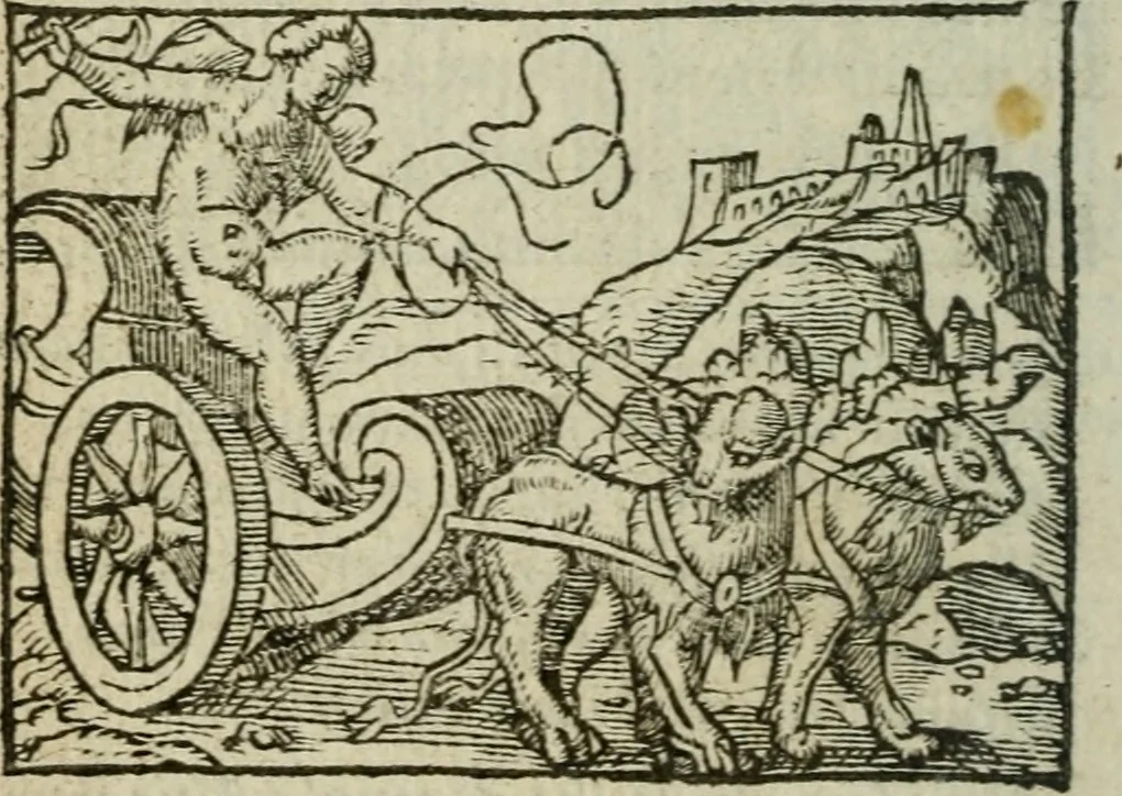 An illustration from Emblemes d'Alciat : en latin et francois vers povr vers, 1574, leaf 155