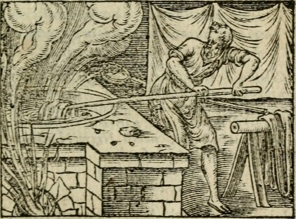 An illustration from Emblemes d'Alciat : en latin et francois vers povr vers, 1574, leaf 174