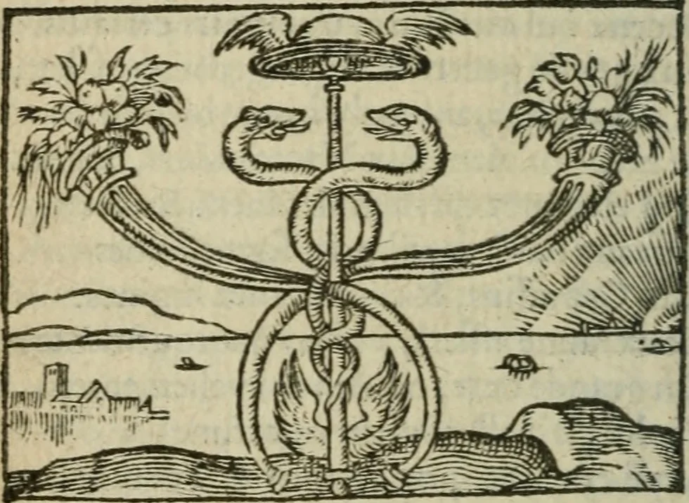 An illustration from Emblemes d'Alciat : en latin et francois vers povr vers, 1574, leaf 177