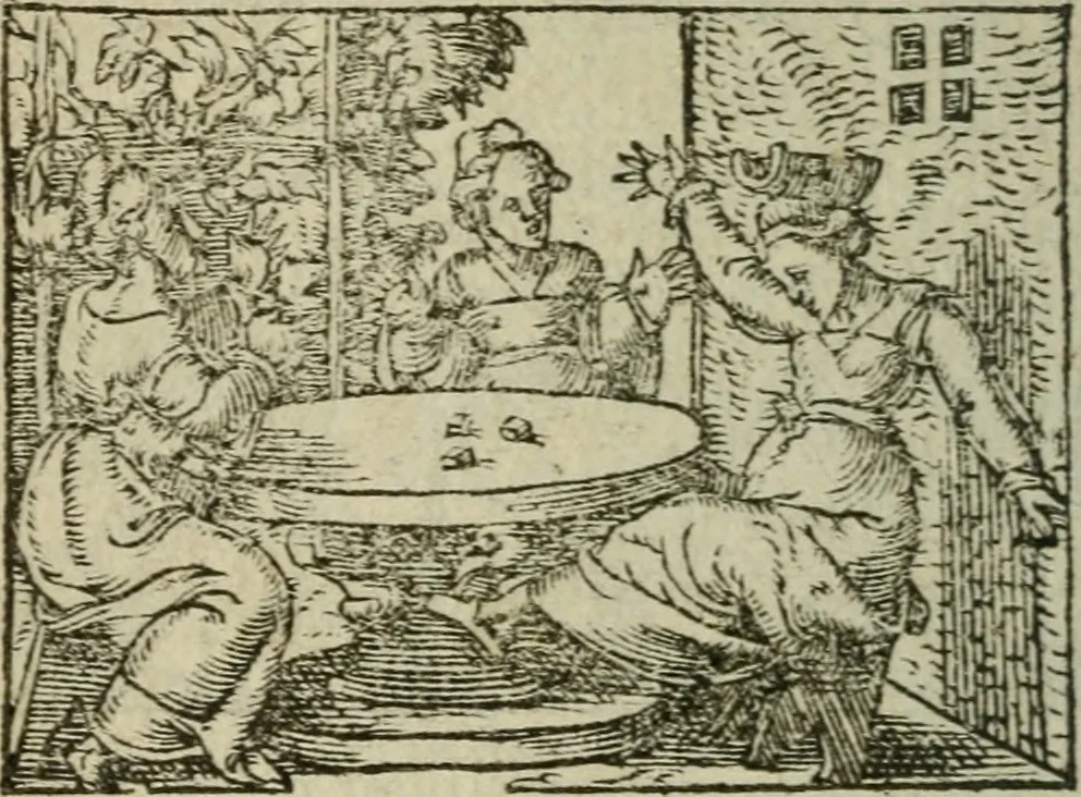 An illustration from Emblemes d'Alciat : en latin et francois vers povr vers, 1574, leaf 193