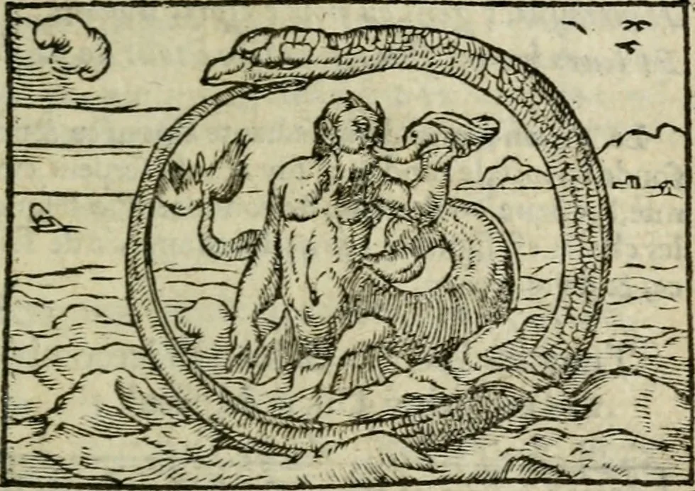 An illustration from Emblemes d'Alciat : en latin et francois vers povr vers, 1574, leaf 198