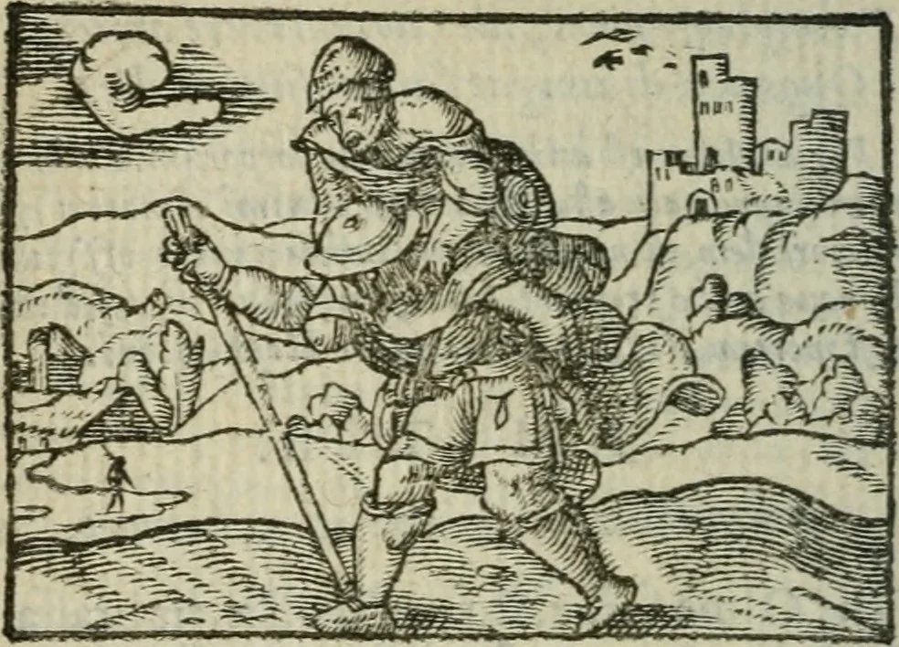 An illustration from Emblemes d'Alciat : en latin et francois vers povr vers, 1574, leaf 243