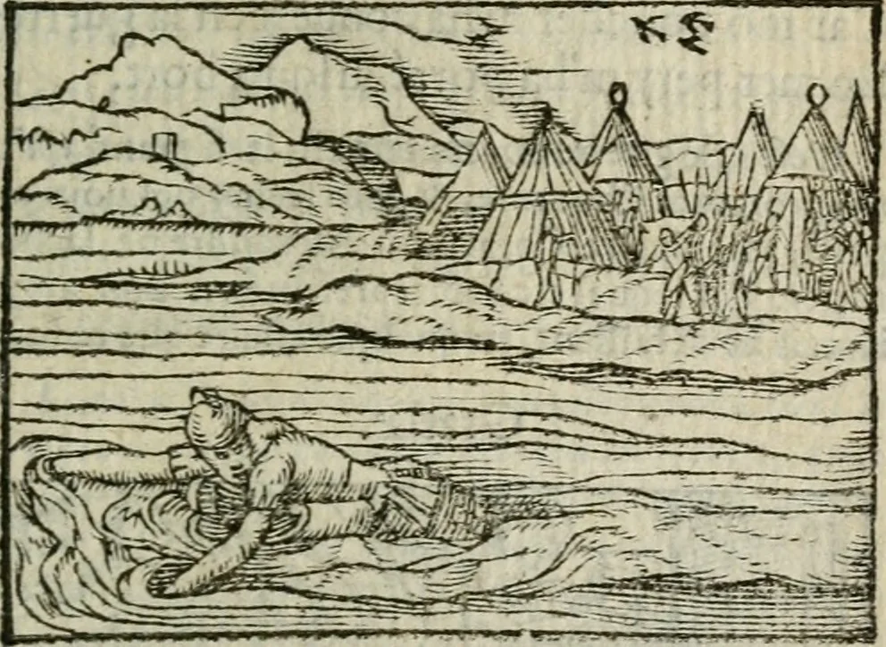 An illustration from Emblemes d'Alciat : en latin et francois vers povr vers, 1574, leaf 244