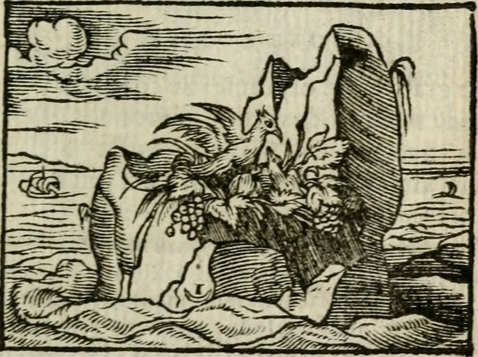 An illustration from Emblemes d'Alciat : en latin et francois vers povr vers, 1574, leaf 272