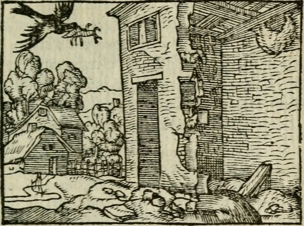 An illustration from Emblemes d'Alciat : en latin et francois vers povr vers, 1574, leaf 274