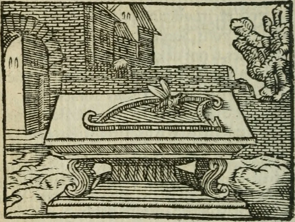 An illustration from Emblemes d'Alciat : en latin et francois vers povr vers, 1574, leaf 283