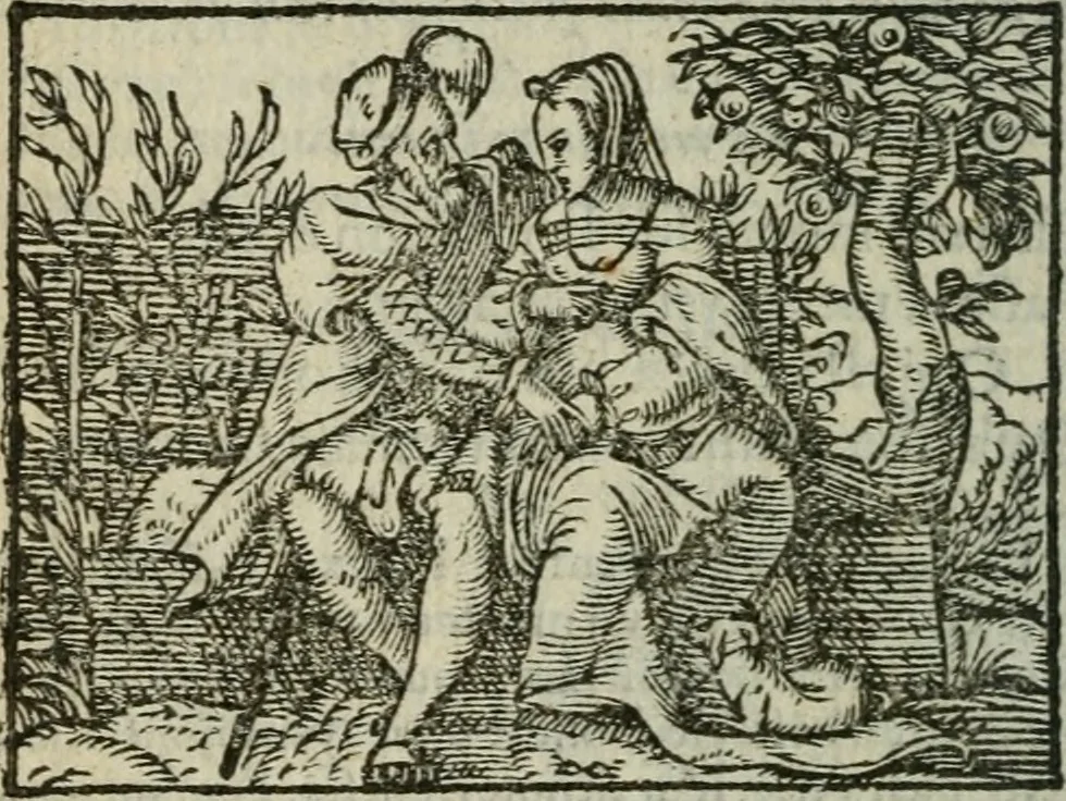 An illustration from Emblemes d'Alciat : en latin et francois vers povr vers, 1574, leaf 297