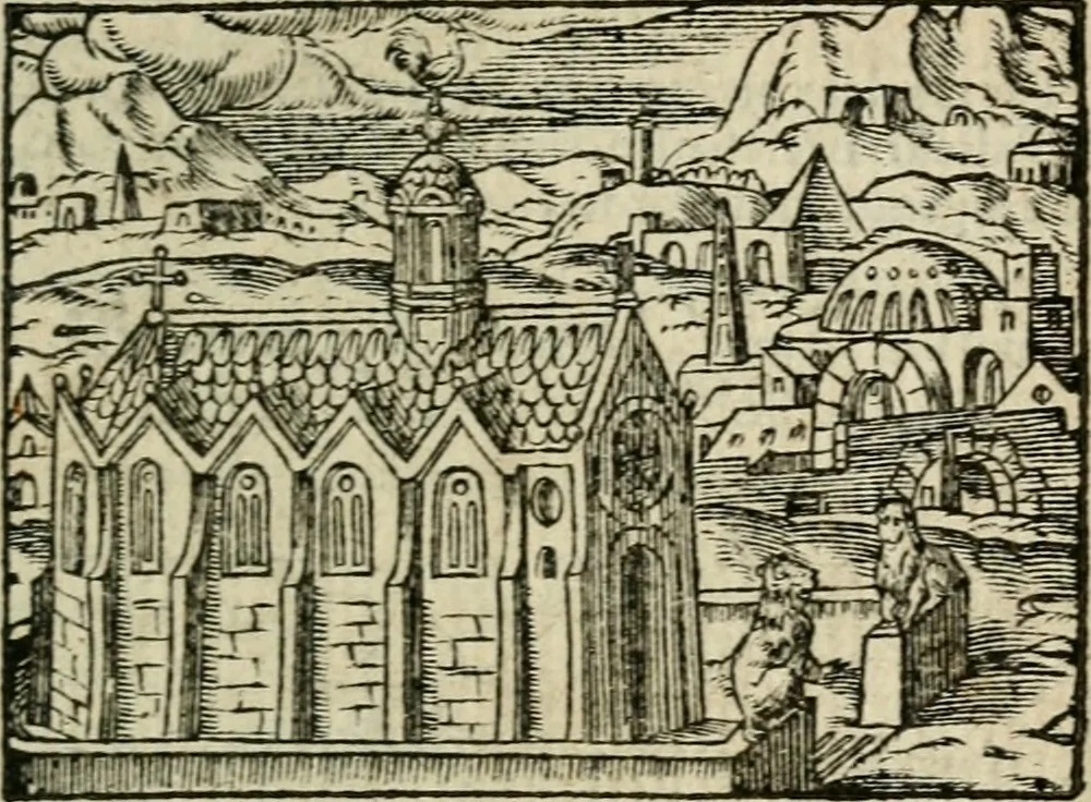 An illustration from Emblemes d'Alciat : en latin et francois vers povr vers, 1574, leaf 34