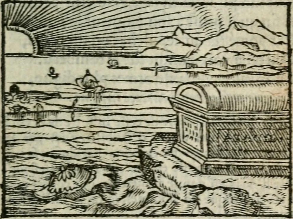 An illustration from Emblemes d'Alciat : en latin et francois vers povr vers, 1574, leaf 52